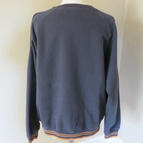 VINTAGE PERRY ELLIS AMERICA Sweatshirt Pullover Top Size XL Men's Blue Y2K - Picture 3 of 4